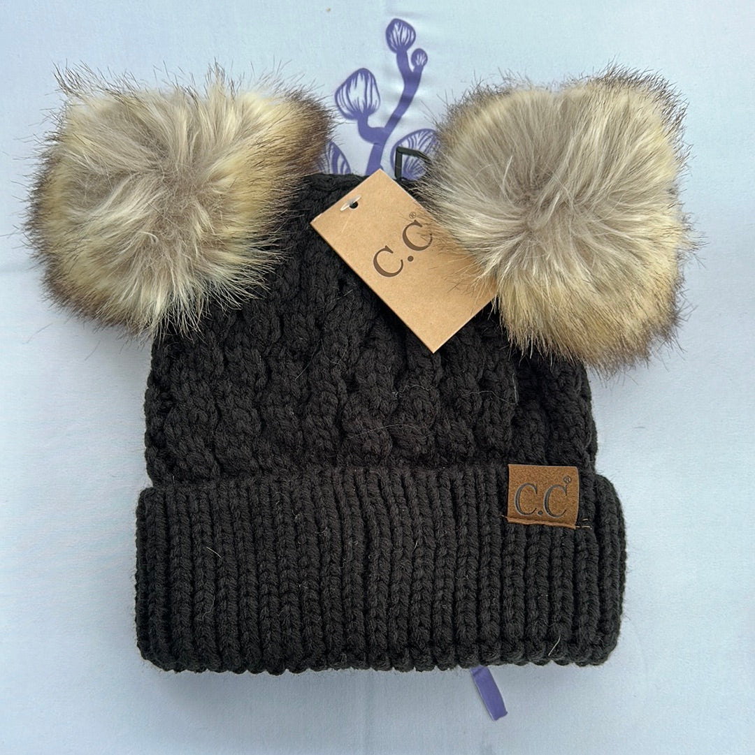 Bear Pom Beanie